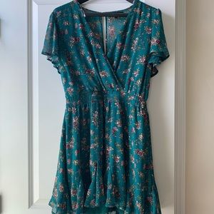 Cute Summer Floral Mini Dress Design